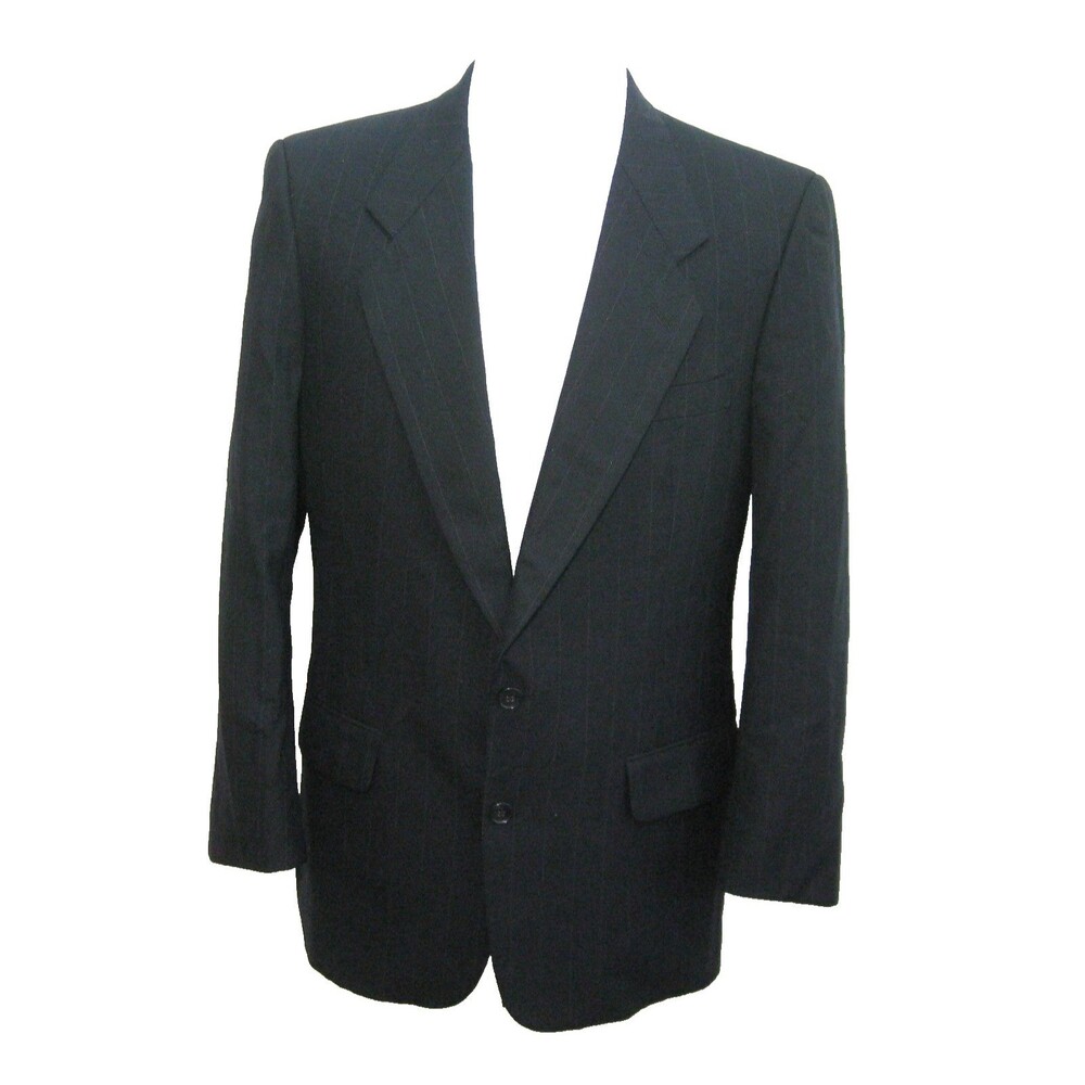 JONES NEW YORK Men's (Size 41R) Blue 2 Button Wool Sport Coat Blazer Suit Jacket